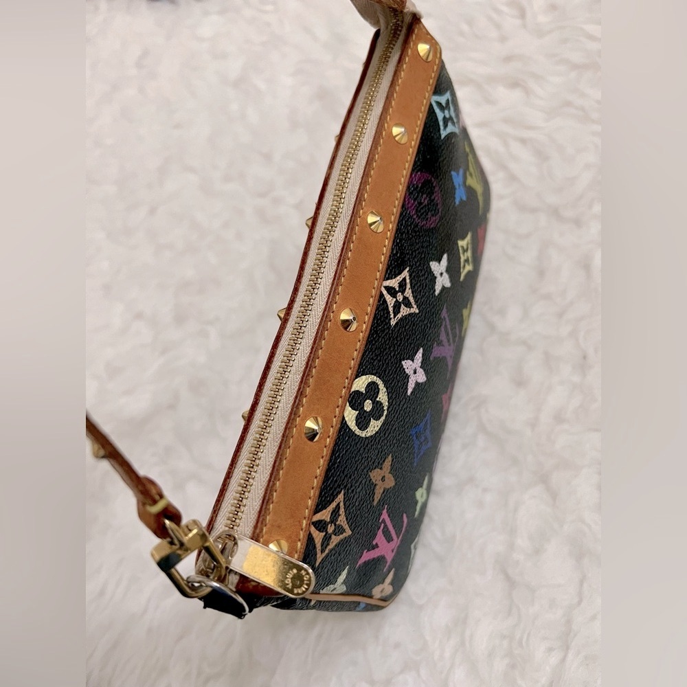 Louis Vuitton Black Clutch with Leather Trim - Picture 3 of 12